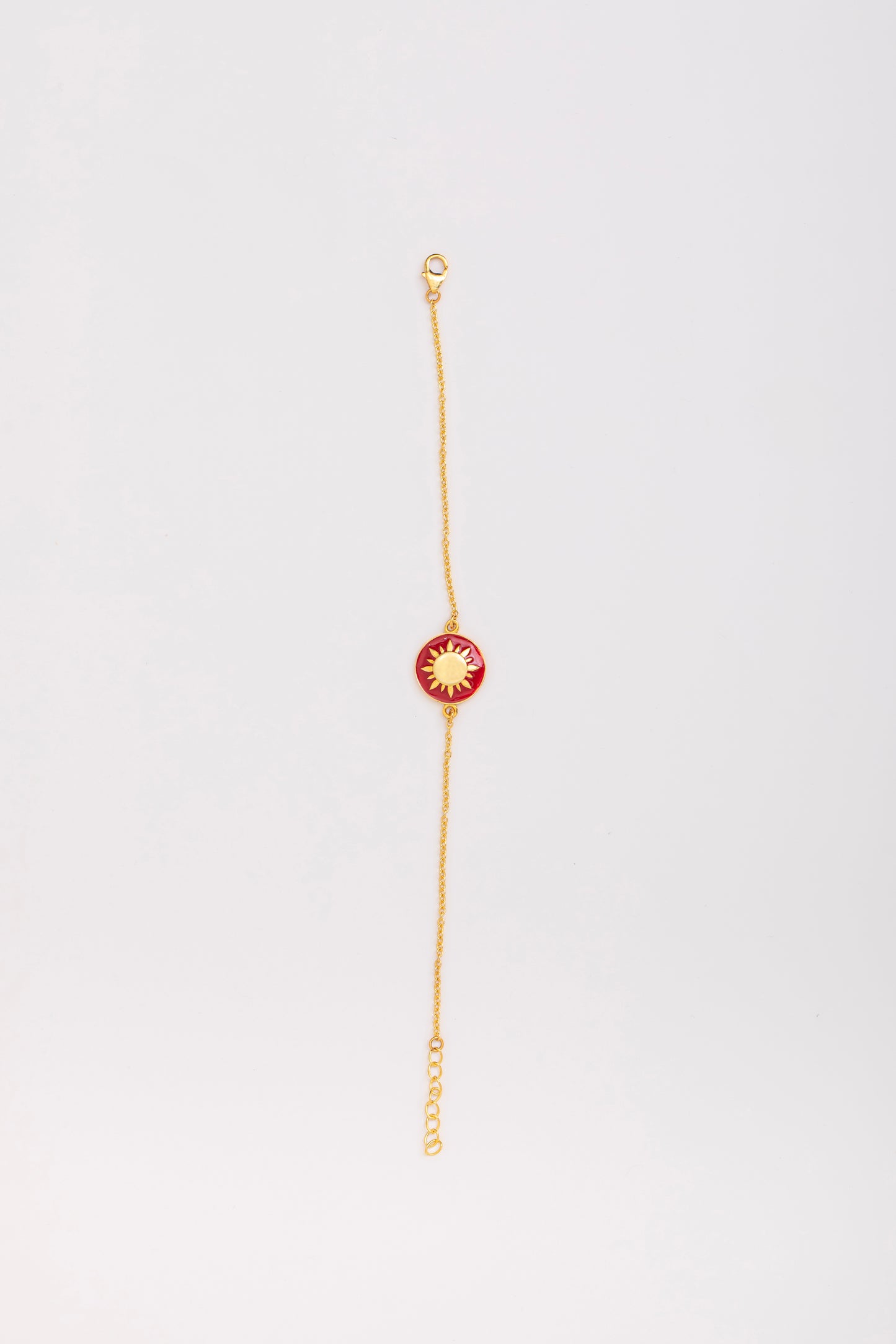 RED RAYS SUN BRACELET