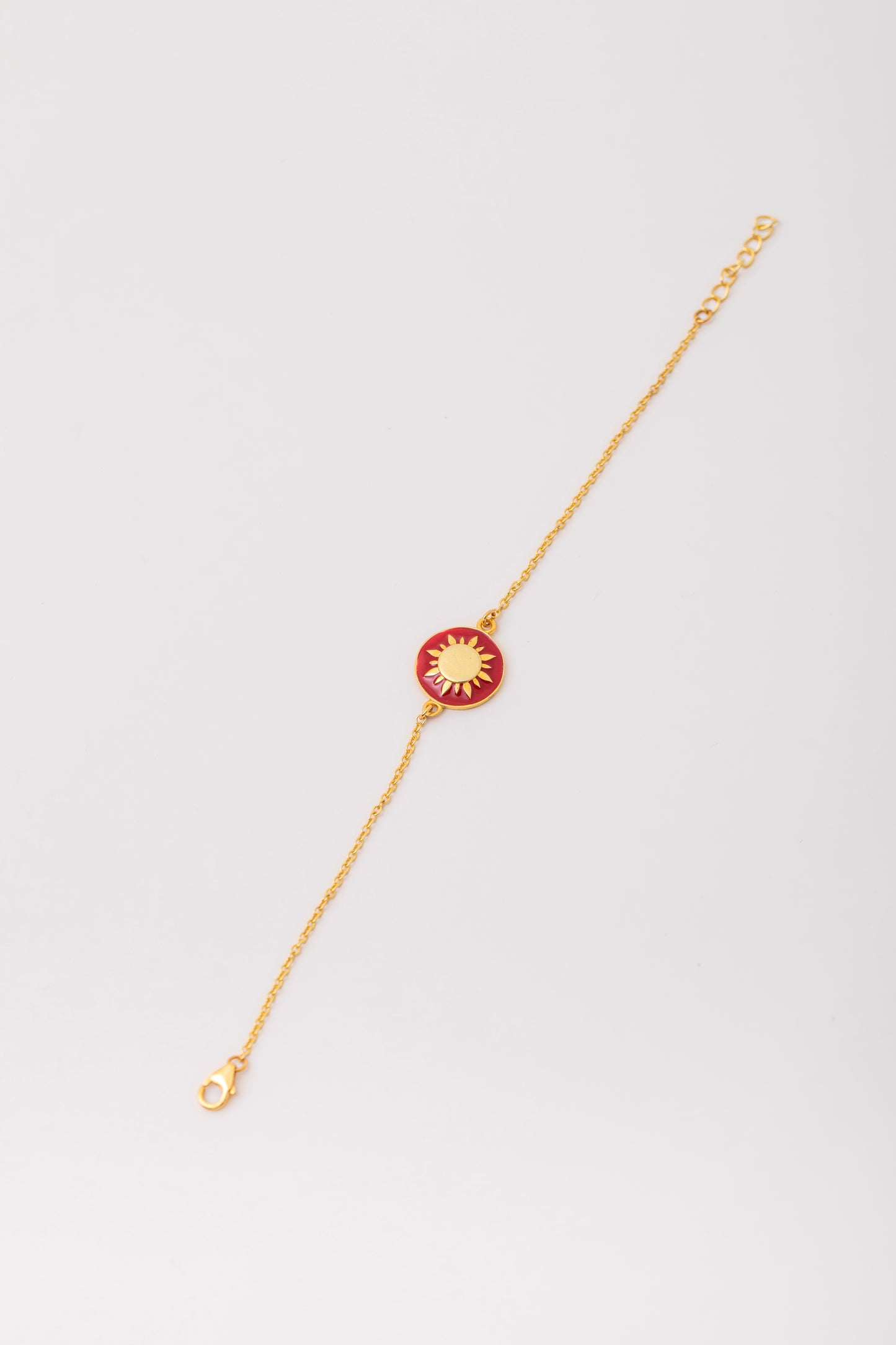 RED RAYS SUN BRACELET