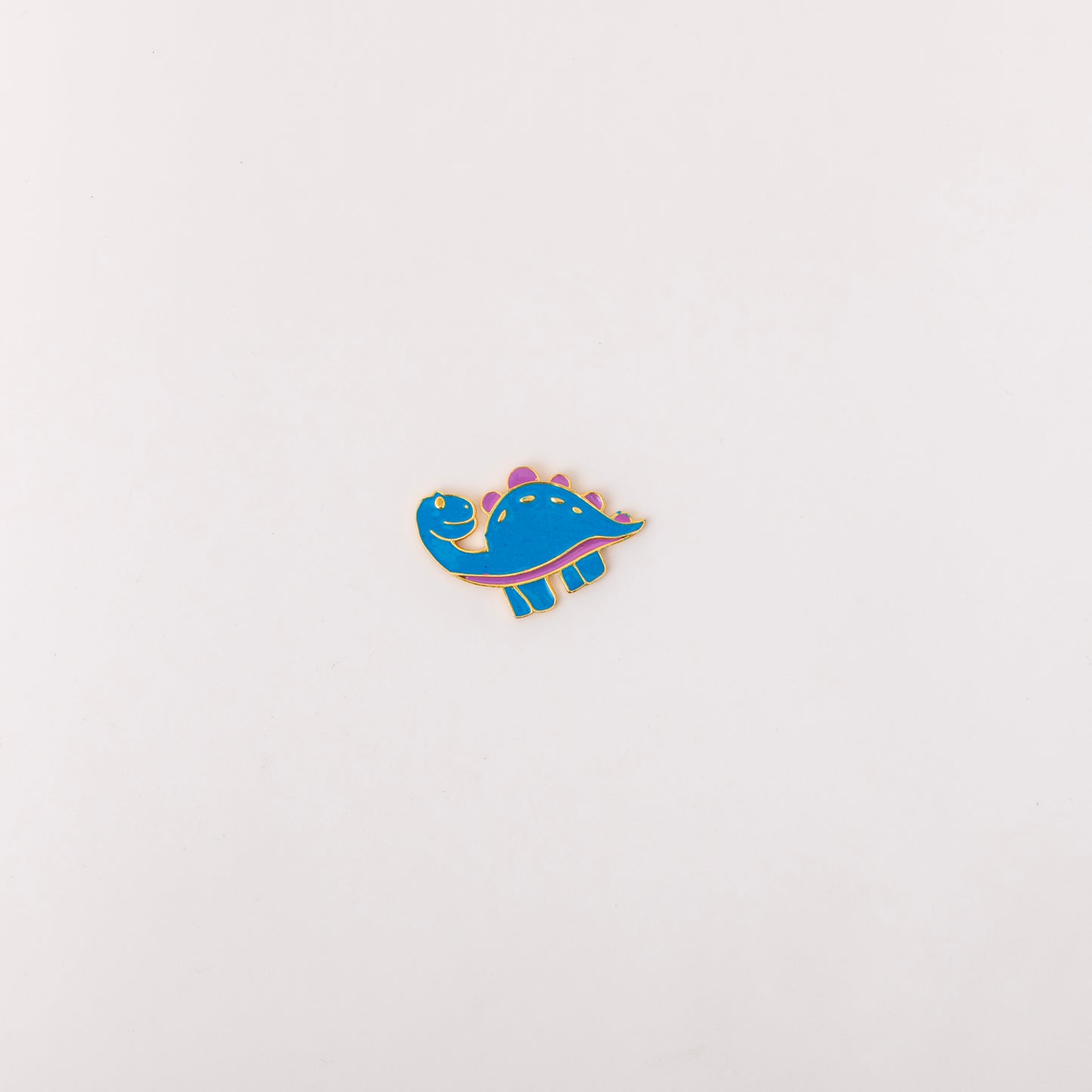 BLUE DINO BROOCH