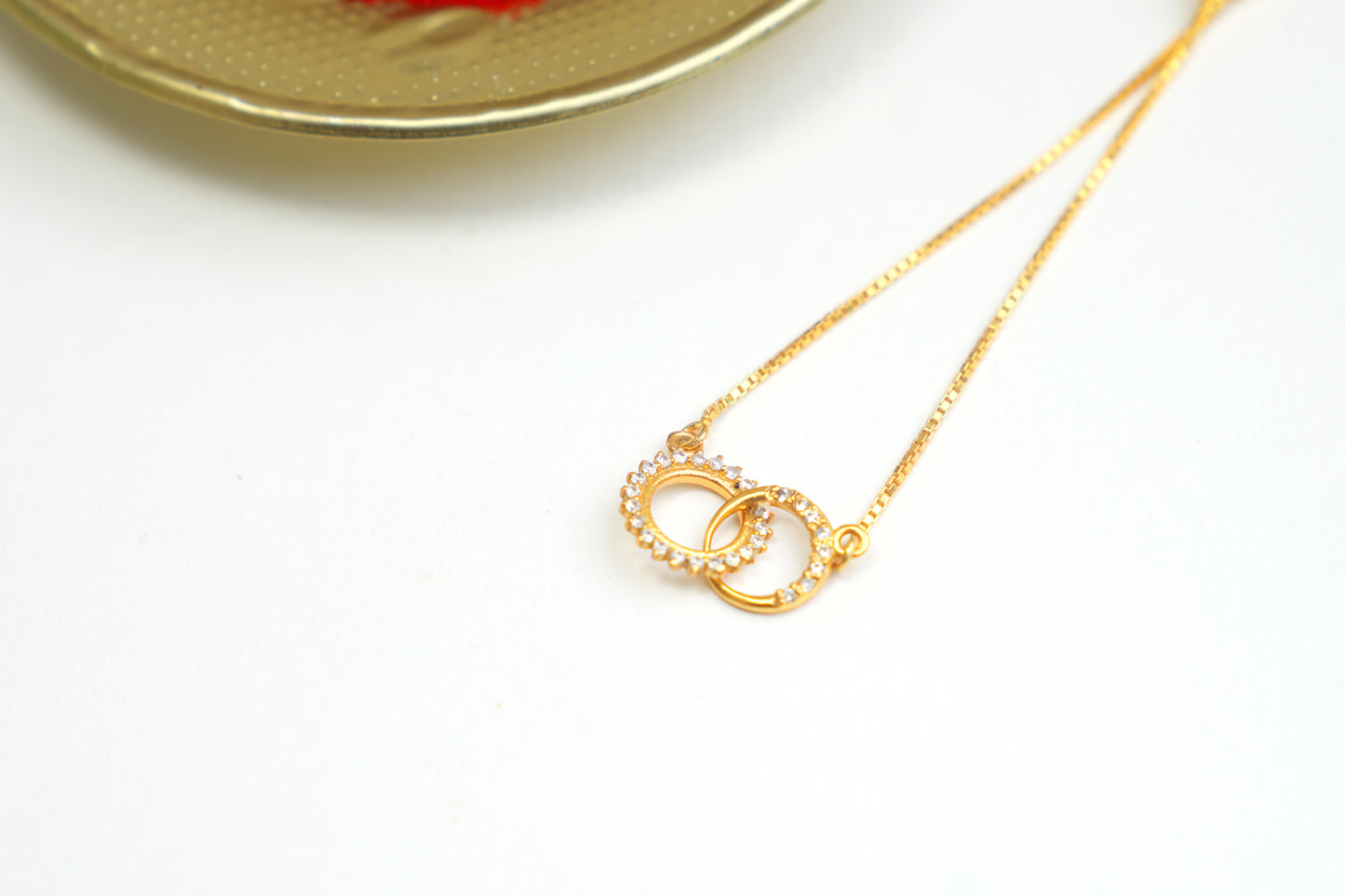 TANGLED WITH GOLD POLISH BRACELET