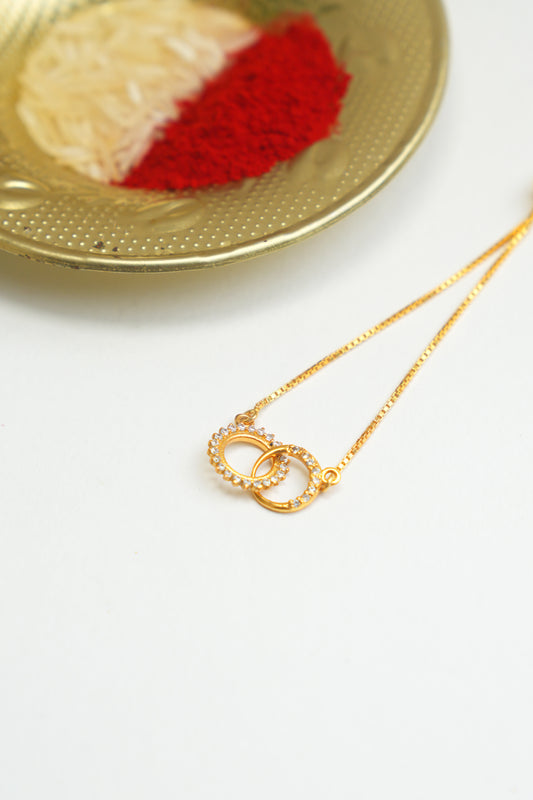 TANGLED WITH GOLD POLISH BRACELET