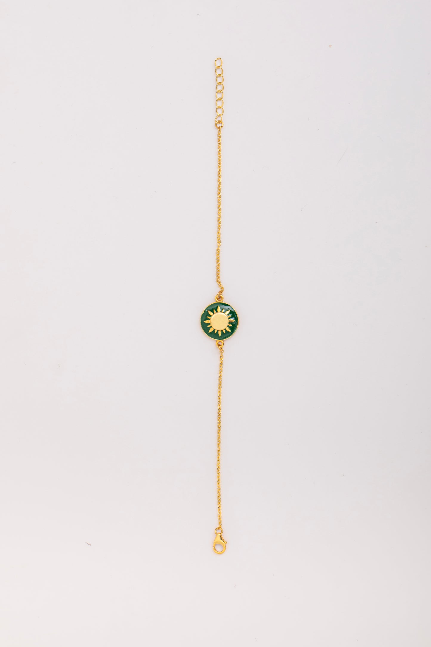 GREEN RAYS SUN BRACELET