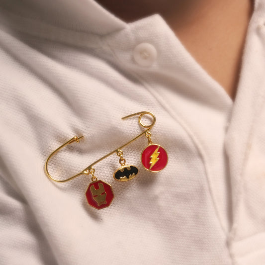 SUPERHEROES LAPEL PIN