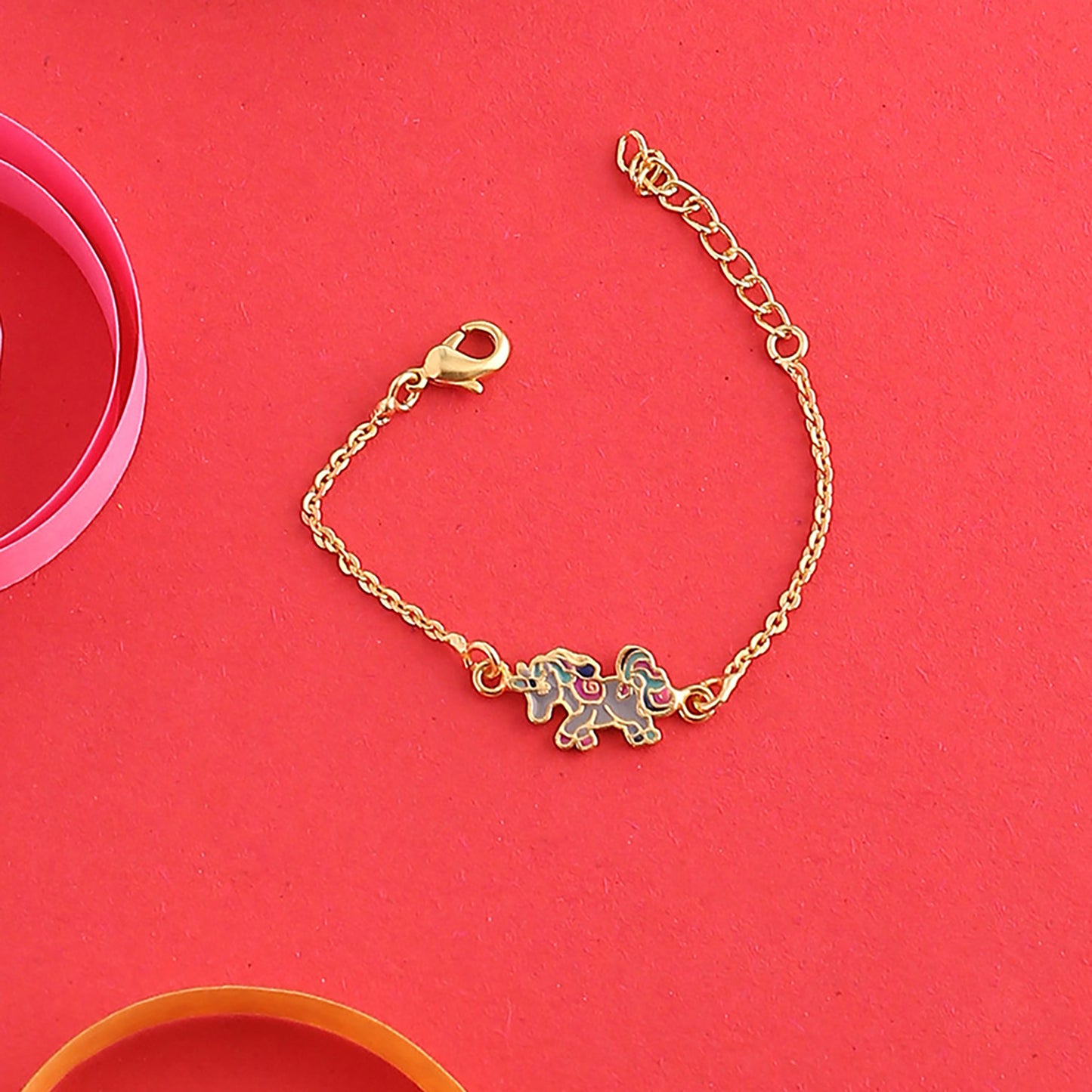 GREY UNICORN BRACELET