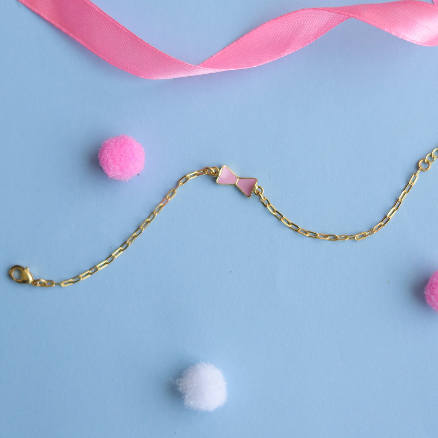 PINK BOW BRACELET