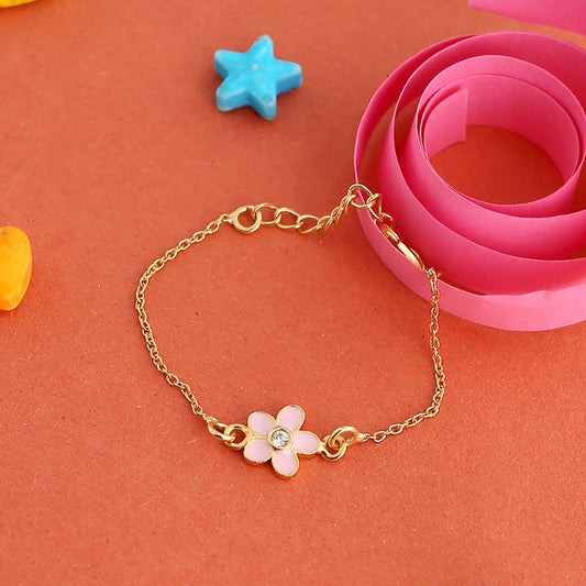 PINK FLOWER BRACELET