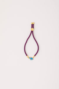 BLUE DINO THREAD BRACELET
