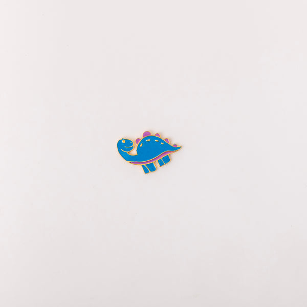 BLUE DINO BROOCH