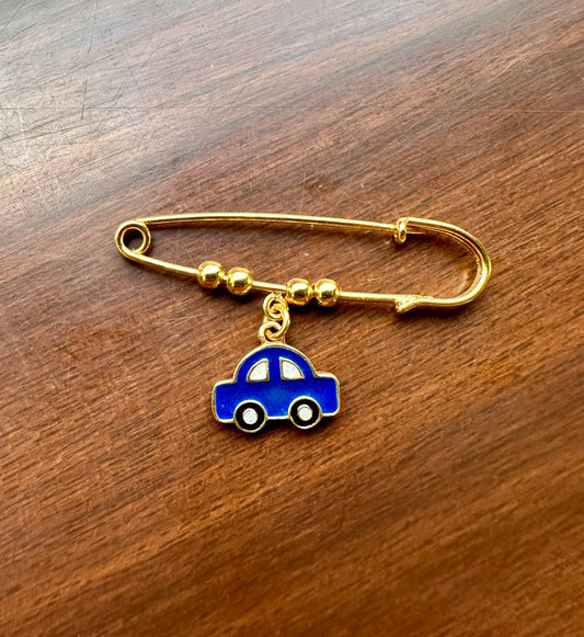BLUE CAR LAPEL PIN