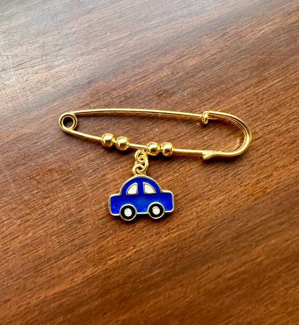 BLUE CAR LAPEL PIN