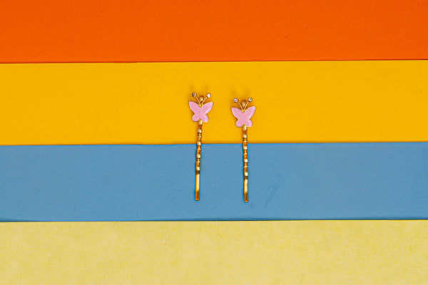 BUTTERFLY HAIR PINS