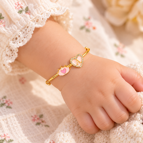 CROWN WITH PERSONALISED HEART KADA