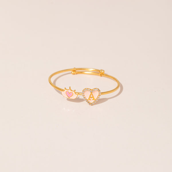 CROWN WITH PERSONILISED HEART KADA