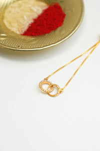 TANGLED WITH GOLD POLISH BRACELET