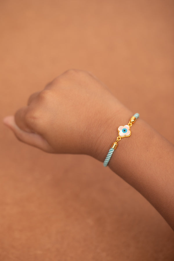 FLOWER MOP THREAD BRACELET