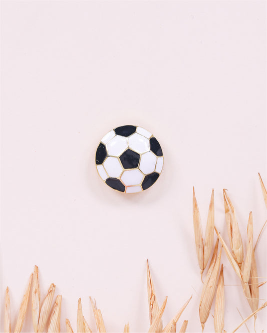 FOOTBALL BROOCH