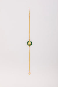 GREEN RAYS SUN BRACELET