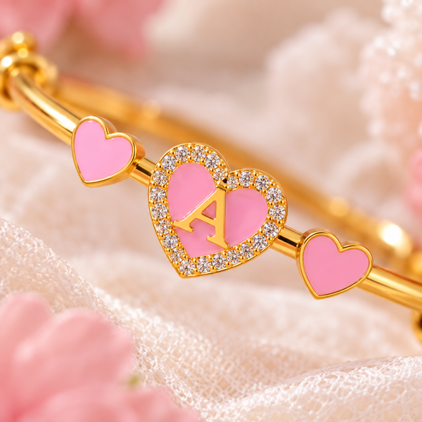 HEART WITH PERSONALISED HEART KADA