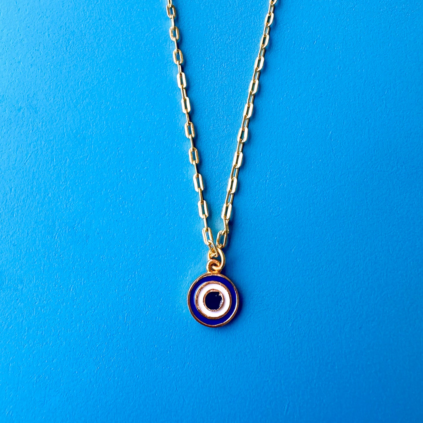 BLUE EVIL EYE NECKLACE