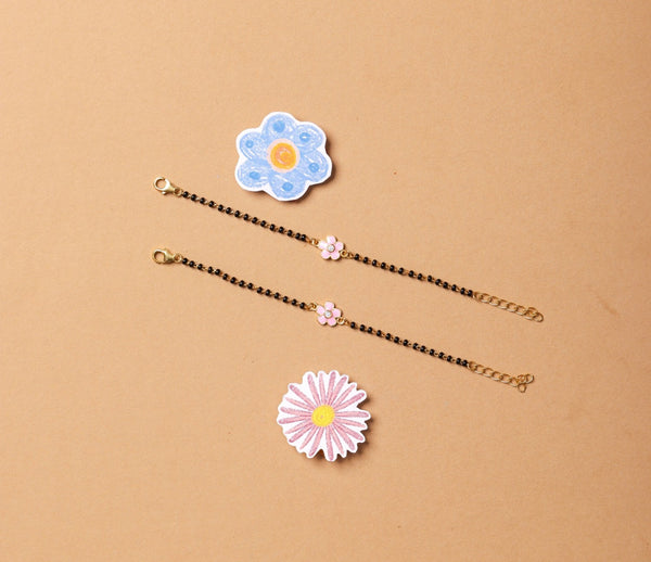 PINK FLOWER NAZARIYA (PAIR)