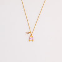 CHARIOT WITH INITIAL DOODLE NECKLACE