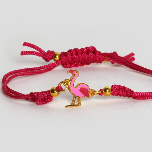 FLAMINGO THREAD BRACELET