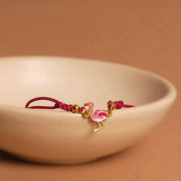 FLAMINGO THREAD BRACELET