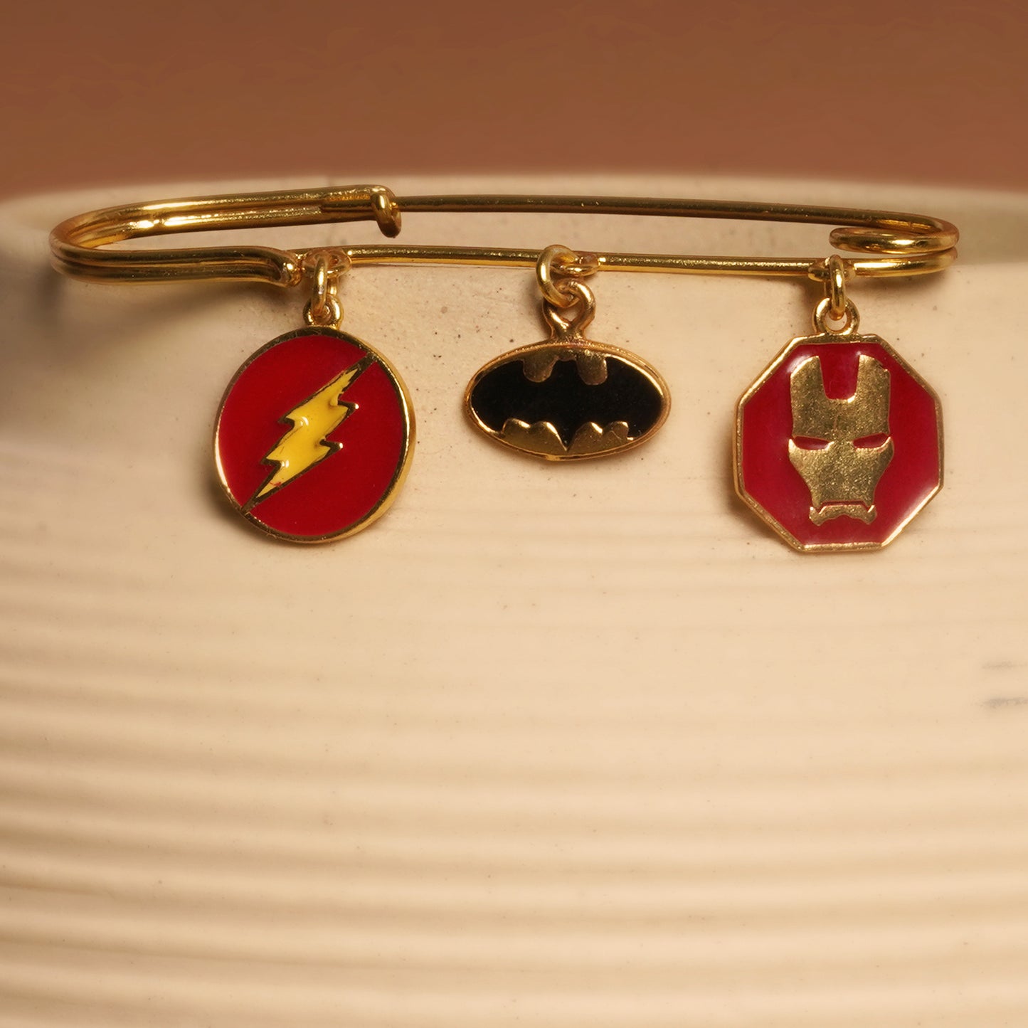 SUPERHEROES LAPEL PIN