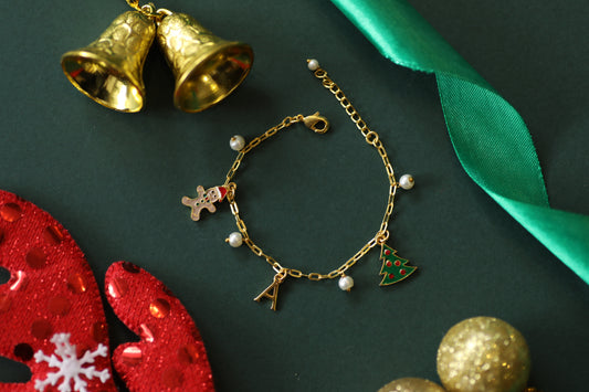 GINGER BREAD CHARMS BRACELET