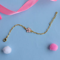 PINK FLOWER BRACELET