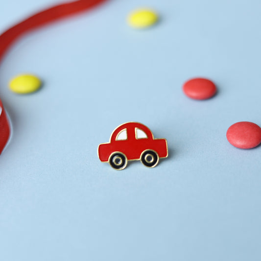 RED CAR BROOCH