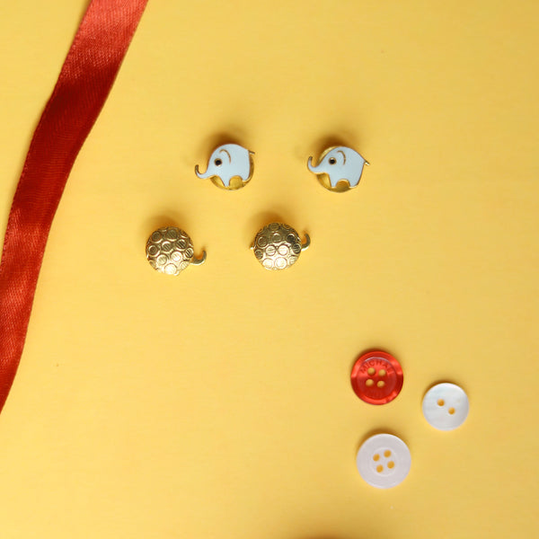 BLUE ELLE BUTTONS