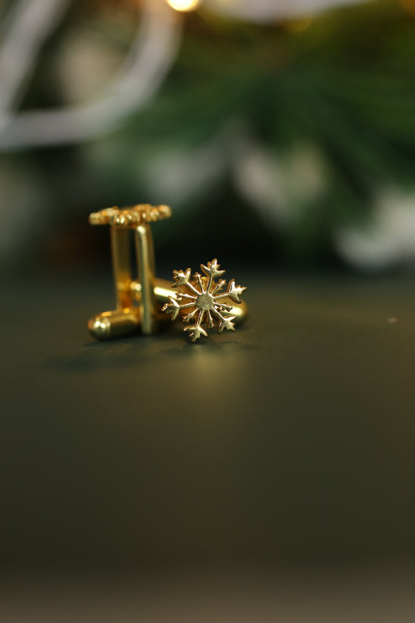 SNOWFLAKE CUFFLINKS